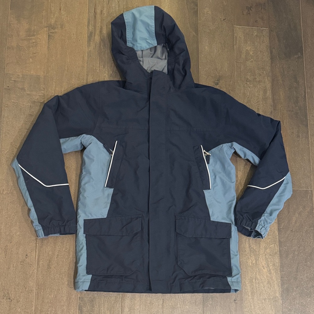 Lands’ End Squall 3-in-1 Boys Winter Coat L 14-16 Waterproof Ski Jacket